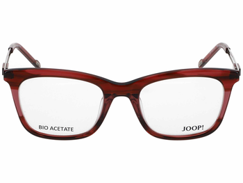 Das Bild zeigt die Brille 2114 2174 der Marke Joop in rot frontal von vorne.